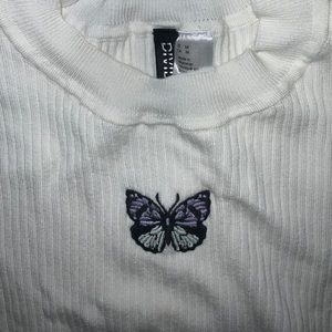 H&M butterfly shirt